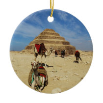 The Step Pyramid of Djoser at Saqqara in Egypt ornaments
