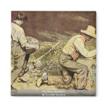 The Stone Breakers By Courbet Gustave magnets