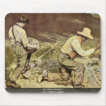 The Stone Breakers By Courbet Gustave mousepads