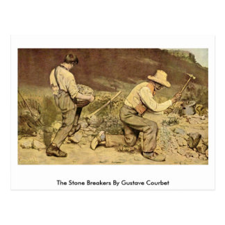 courbet’s the stone breakers The stone breakers (1849-50) artist: gustave courbet artwork description & analysis: at the same salon of 1850-51 where he made waves with a burial at ornans , courbet also exhibited the stone breakers . courbet’s the stone breakers The stone breakers (1849-50) artist: gustave courbet artwork description & analysis: at the same salon of 1850-51 where he made waves with a burial at ornans , courbet also exhibited the stone breakers .