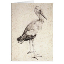 The Stork Greeting Card