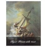 The Storm On The Sea Of Galilee. By Rembrandt Van flyers