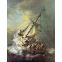 The Storm On The Sea Of Galilee. By Rembrandt Van Photo Cut Out