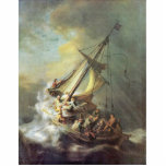 The Storm On The Sea Of Galilee. By Rembrandt Van photo sculptures