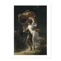 The Storm Pierre-Auguste Cot 1880 Post Card