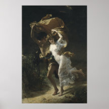 The Storm Pierre-Auguste Cot 1880 Posters
