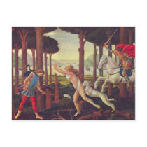 The Story of Nastagio degli Onesti (first episode) Post Cards