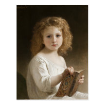 The Storybook - William Bouguereau Postcard
