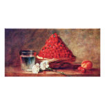 The Strawberry Basket By Chardin Jean-Baptiste Sim photo cards