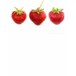 The Strawberry Threesome on black Shirt