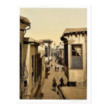 The street called straight, Damascus, Holy Land, ( Postcards