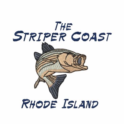 The, Striper Coast, Rhode I... Embroidered Shirt The, Striper Coast, Rhode I... Embroidered Shirt