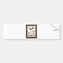 The stroll framed bumper sticker