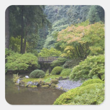 The Strolling Pond with Moon Bridge Sticker