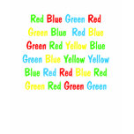 The Stroop Test t-shirts