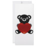 The stuffed toy of the bear custom rack card