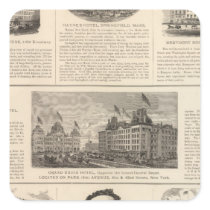 The Sturtevant House, New York Square Sticker