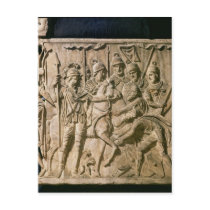 The submission of a barbarian to a Roman troop Postcards