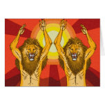 The Sun God greeting card
