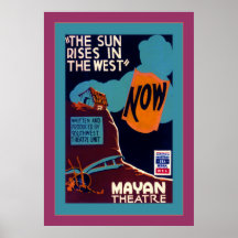 The Sun Rises in the West Print