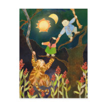 The Sun & The Moon: Korean Folk Tale Postcard