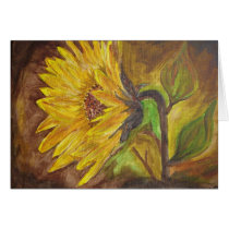 The sunflower card