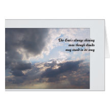 The Sun's always shining Greeting Card