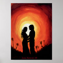 The sunset embrace posters