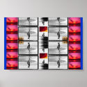The Sunset Surfer posters