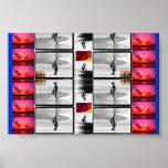 The Sunset Surfer posters