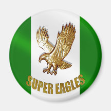 The Super Eagles of Nigeria 2010 soccer gifts Fridge Magnets