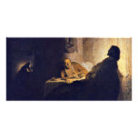 The Supper At Emmaus. By Rembrandt Van Rijn photo cards