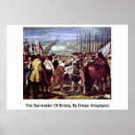 The Surrender Of Breda, By Diego Velazquez Poster