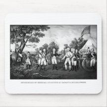 The Surrender of General Burgoyne Mouse Pads
