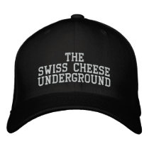 The Swiss Cheese Underground Embroidered Cap Embroidered Hats