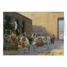 The Sword Dance Greeting Cards