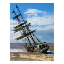The Tall Ship Irving Johnson Postcard
