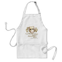 The Taming of the Shrew Quote (Gold Version) Apron