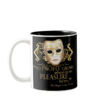 The Taming of the Shrew Quote (Gold Version) Coffee Mug