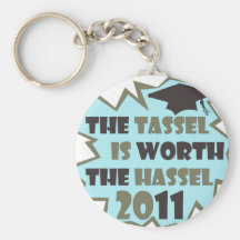 The Tassel is Worth the Hassel Keychain