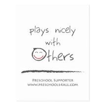 The Team Player - Abstract Postcards
