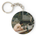 The Teaser of the Narghile - Jean Leon Gerome keychains