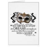 The Tempest Quote Greeting Cards