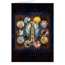 The Ten Avatars Of Vishnu - Card, Greeting, Note