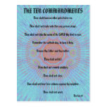 The Ten Commandments "Outward Expressions" Post Cards