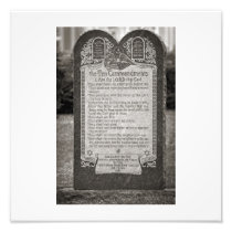 The Ten Commandments Photo Art