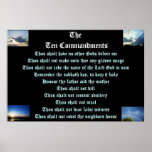 THE TEN COMMANDMENTS poster