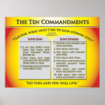 The Ten Commandments Print