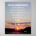 The Ten Commandments - Sunset #3 Poster