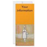 THE TENNIS PLAYER PERSONALIZED RACK CARD